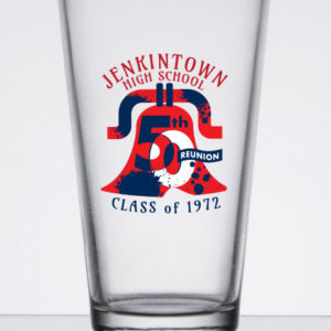 Jenkintown Pint Glass Color Printed