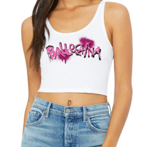 Ballerina Crop Tank White