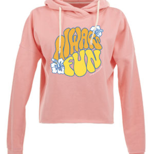 Always Fun Lounge Hi-Low Fleece Hoodie Blossom