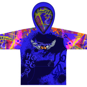 Angel 34 Graffiti Style Hoodie