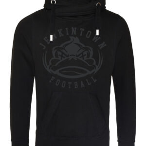 Dark Duck Cross Neck Hoodie