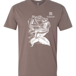 Unisex Elizabeth Park Etched Rose T-Shirt 2-Colors