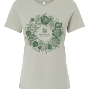 6400 Women's Elizabeth Park Vintage Wreath T-Shirt - 4 Colors